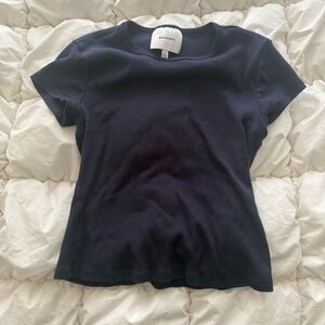 Reformation Women's Navy Top